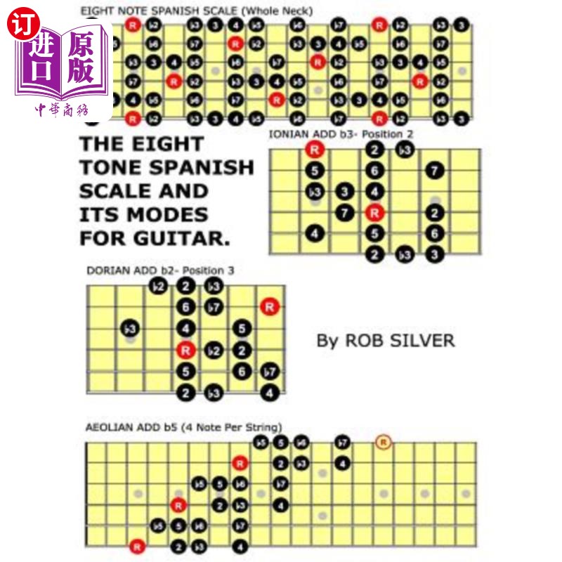 海外直订The Eight Tone Spanish Scale and its Modes for Guitar 八音西班牙音阶及其吉他模式