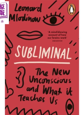 潜意识 控制你行为的秘密 Subliminal 英文原版 Leonard Mlodinow 斯蒂芬霍金合著【中商原版】