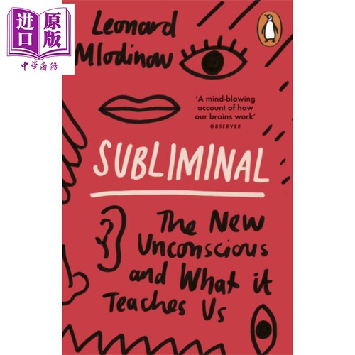 潜意识 控制你行为的秘密 Subliminal 英文原版 Leonard Mlodinow 斯蒂芬霍金合著【中商原版】