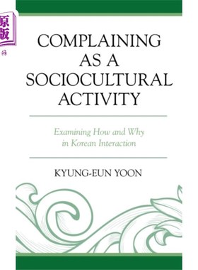海外直订Complaining as a Sociocultural Activity 抱怨是一种社会文化活动