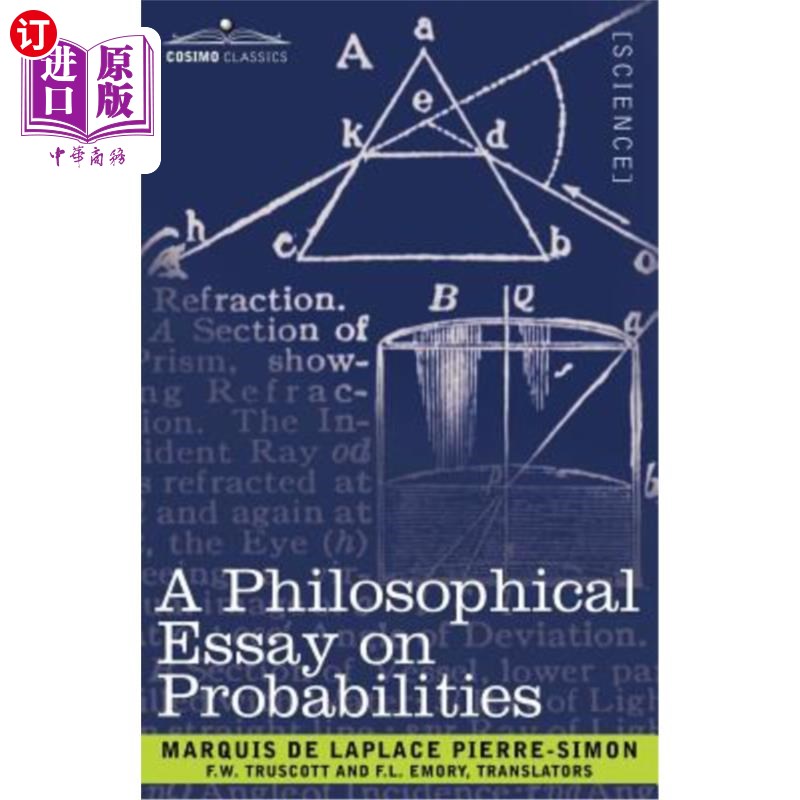 海外直订A Philosophical Essay on Probabilities 概率论哲学论文