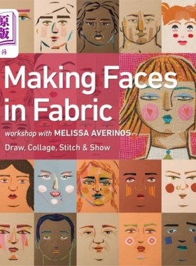 海外直订Making Faces in Fabric 织物制作面