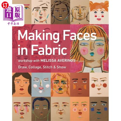 海外直订Making Faces in Fabric 织物制作面