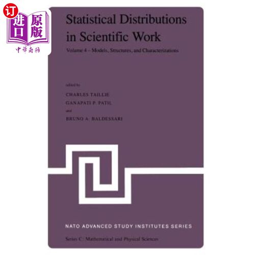 海外直订Statistical Distributions in Scientific Work: Volume 4 -- Models, Structures, an 科学工作中的统计分布:第4卷
