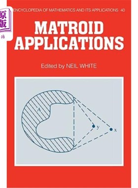 海外直订Eom: 40 Matroid Applications Eom:40个拟阵应用