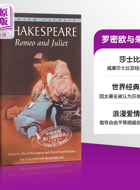 【中商原版】罗密欧与朱丽叶 英文原版 Romeo and Juliet 威廉莎士比亚经典戏剧 莎士比亚悲喜剧 经典传世爱情小说