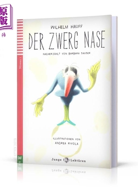 Junge ELI Lektüren 系列 Der Zwerg Nase 矮人鼻子 含音频 德文原版 德语分级阅读 儿童文学小说【中商原版】
