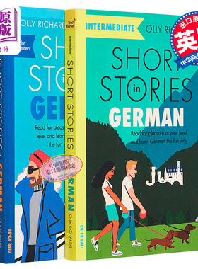 适合德语学者的短篇故事  Short Stories in German for Foreign Language Learners 英文原版 Olly Richards【中商原版】
