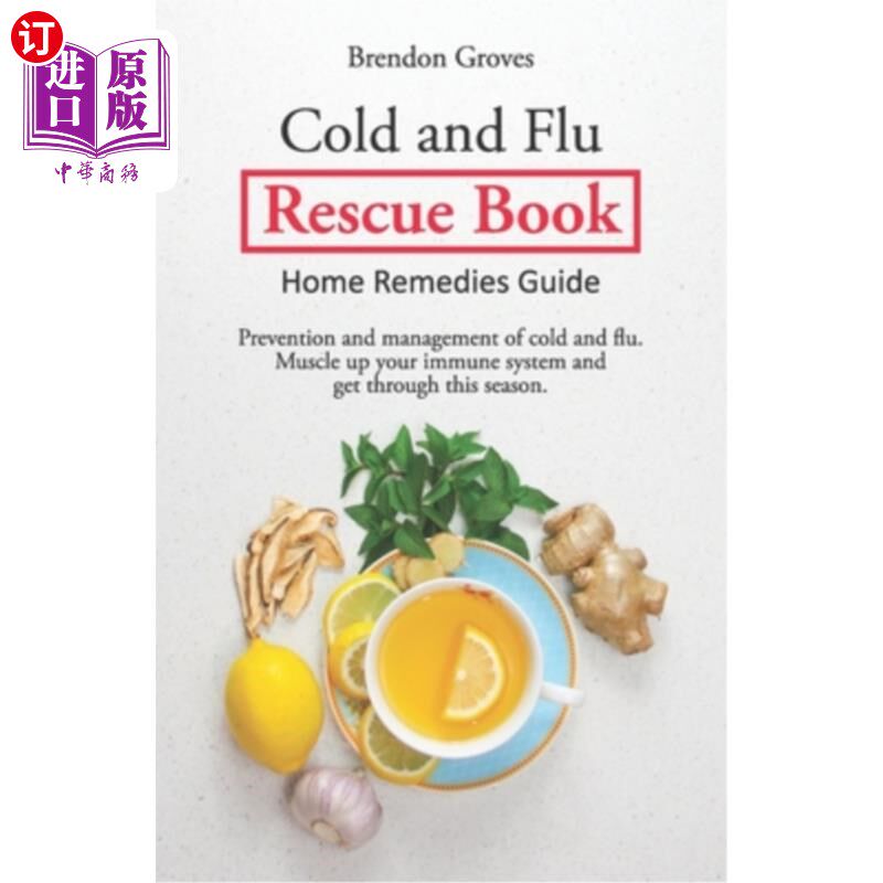 海外直订医药图书Colds and Flu Rescue Book: Home Remedies Guide 感冒和流感救援书:家庭补救指南