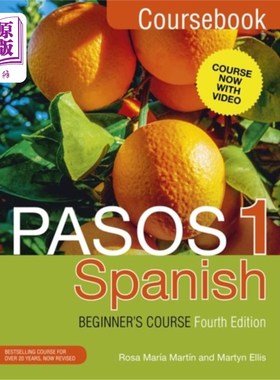 海外直订Pasos 1 Spanish Beginner's Course (Fourth Editio... Pasos 1西班牙语初级课程(第四版)
