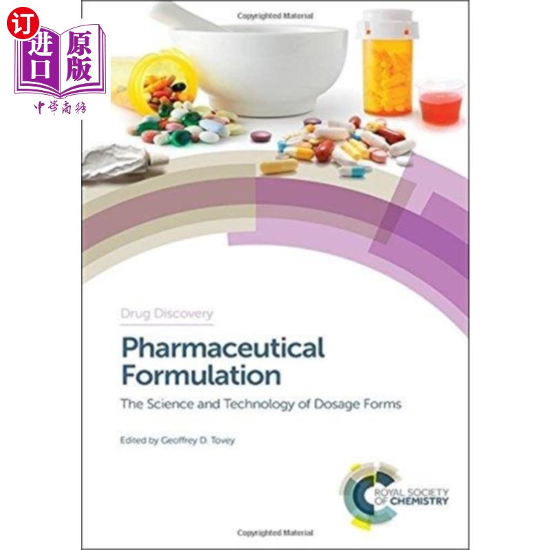 海外直订Pharmaceutical Formulation 制药配方