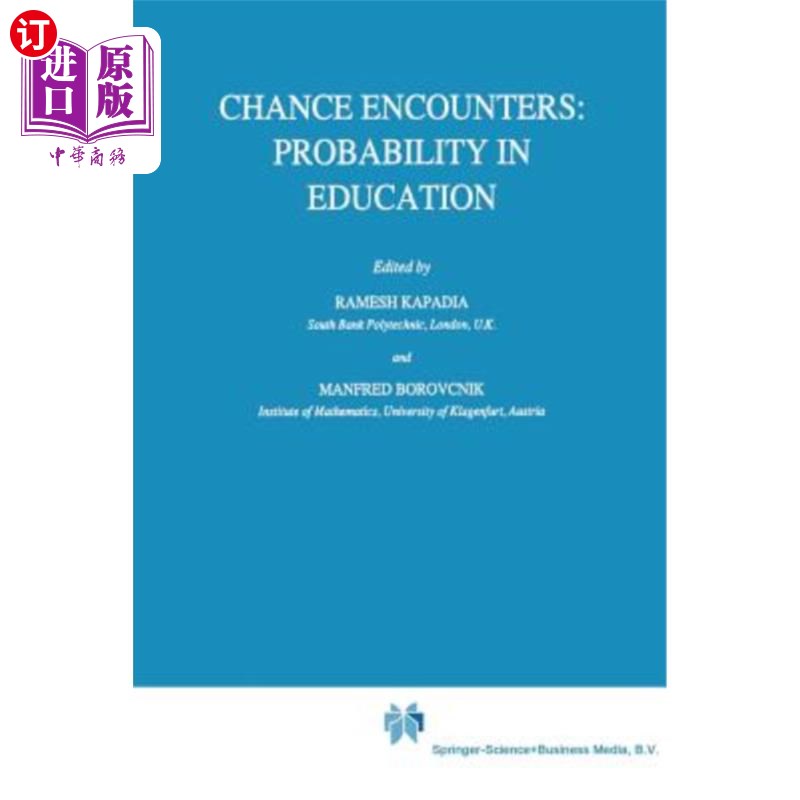 海外直订Chance Encounters: Probability in Education 偶然相遇：教育中的概率