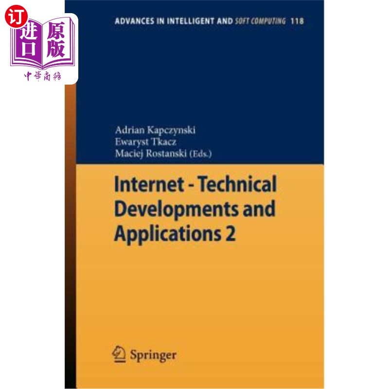 海外直订Internet - Technical Developments and Applications 2 互联网-技术发展和应用2