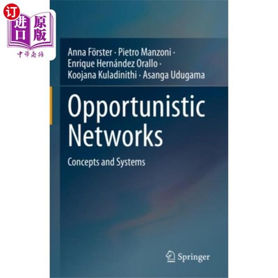 海外直订Opportunistic Networks 机会