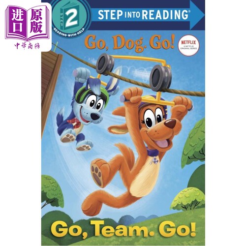 Step into Reading Step 2 Go Team Go 兰登阅读进阶2加油，队员们 英文原版 儿童绘本 分级阅读 Tennant Redbank【中商原版?