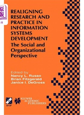 海外直订Realigning Research and Practice in Information Systems Development: The Social  重新调整信息系统开发的研究