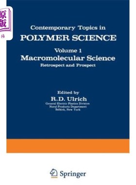 海外直订Macromolecular Science: Retrospect and Prospect 大分子科学:回顾与展望