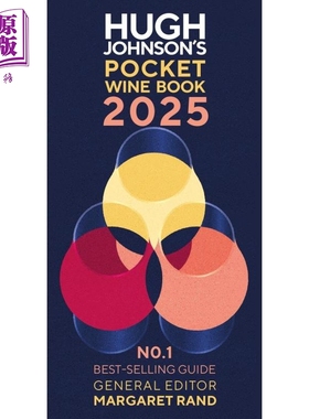 休 约翰逊袖珍葡萄酒指南2025 英国知名葡萄酒评论家 Hugh Johnsons Pocket Wine Book 2025 英文原版 红酒百科【中商原版】