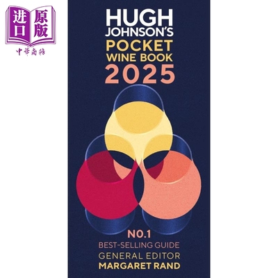 休 约翰逊袖珍葡萄酒指南2025 英国知名葡萄酒评论家 Hugh Johnsons Pocket Wine Book 2025 英文原版 红酒百科【中商原版】