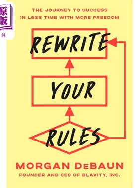 预售 重写你的规则 更少时间 更大自由的成功之旅 英文原版 Rewrite Your Rules Morgan DeBaun【中商原版】