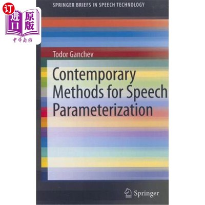 海外直订Contemporary Methods for Speech Parameterization 语音参数化的当代方法