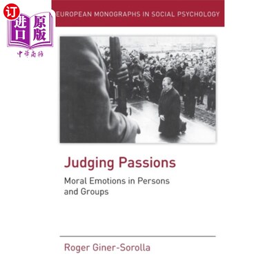 海外直订Judging Passions 判断的激情