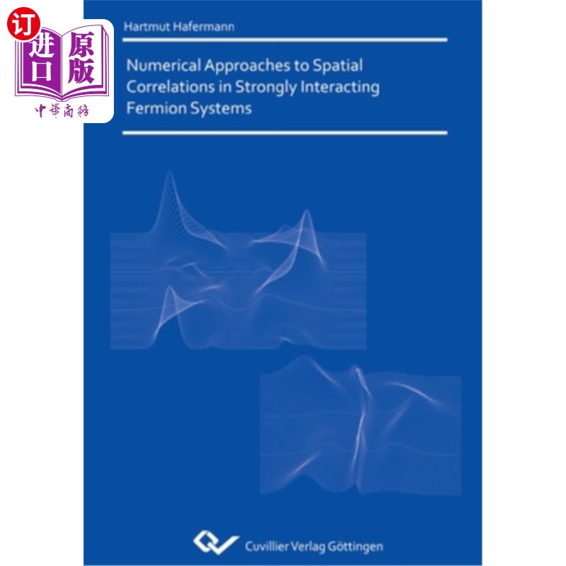 海外直订Numerical Approaches to Spatial Correlations in Strongly Interacting Fermion Sys 强相互作用费米子系统空间相