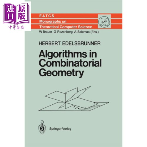 现货 组合几何中的算法 第1版 Algorithms in Combinatorial Geometry 英文原版 Ju H Park【中商原版】