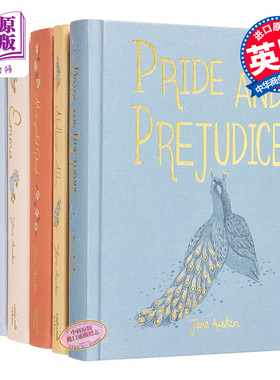 预售 Wordsworth Collectors Editions 经典小说收藏版系列 简奥斯汀作品 6本套装 傲慢与偏见 英文原版 Jane Austen【中商原版】