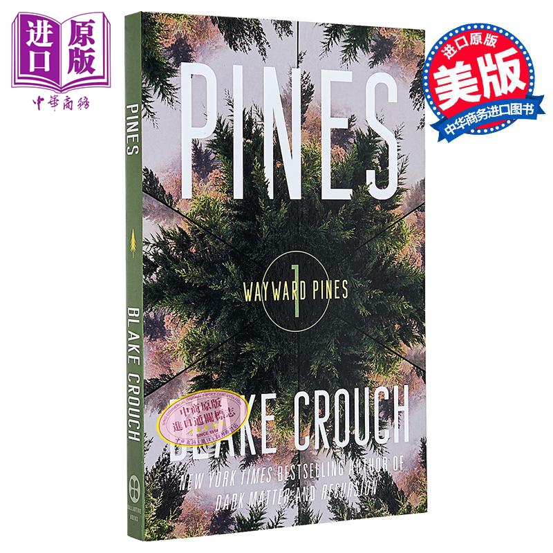 松树镇 英文原版 Pines Wayward Pines 1 Blake Crouch 布莱克 克劳奇【中商原版】