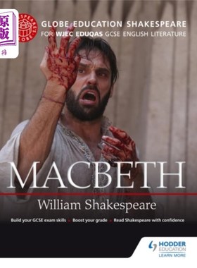 海外直订Globe Education Shakespeare: Macbeth for WJEC Eduqas GCSE English Literature 全球教育莎士比亚：麦克白为WJEC