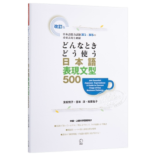日语句型地道表达500例网罗N1-N3重要表现 如何使用日语表达句型500日文原版 どんなときどう使う日本語表現文型500【中商原?