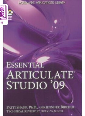 海外直订Essential Articulate Studio '09 [With CDROM] Essential Articulate Studio'09[带CDROM]