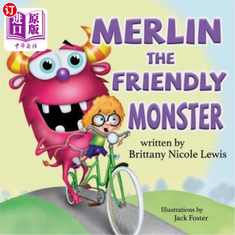 海外直订Merlin the Friendly Monster 友好的怪物梅林