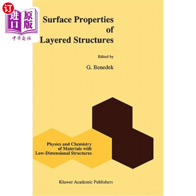 海外直订Surface Properties of Layered Structures 层状结构的表面特性