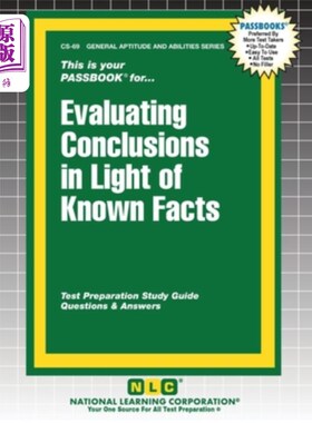 海外直订Evaluating Conclusions in Light of Known Facts 根据已知事实评估结论