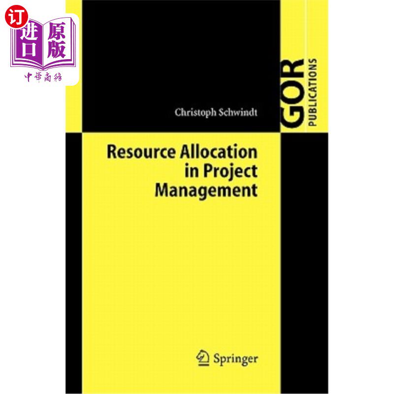 海外直订Resource Allocation in Project Management 项目管理中的资源配置