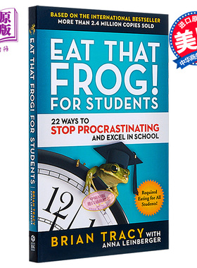 Eat That Frog For Students 22 Ways to Stop Procrastinating and Excel 英文原版 吃掉那只青蛙 Tracy Brian【中商原版】
