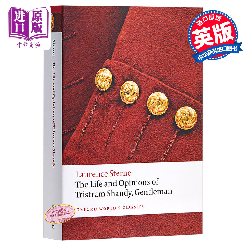 【中商原版】项狄传（牛津世界经典系列）英文原版 The Life and Opinions of Tristram Shandy, Gentleman