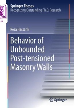 海外直订Behavior of Unbounded Post- Tensioned Masonry Walls 无粘结后张圬工墙的性能