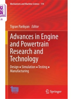 海外直订Advances in Engine and Powertrain Research and Technology: Design ▪ Simula 发动机与动力总成研究与技术