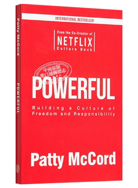 奈飞文化手册 英文原版 Powerful Patty McCord Missionday 奈飞前CHO帕蒂麦考德颠覆之作 企业管理类书 经营管理【中商原版?
