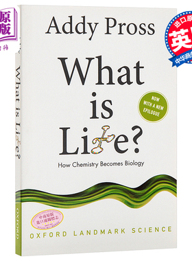 【中商原版】生命是什么 牛津科学里程碑系列 Addy Pross 英文原版 What is Life How Chemistry Becomes Biology