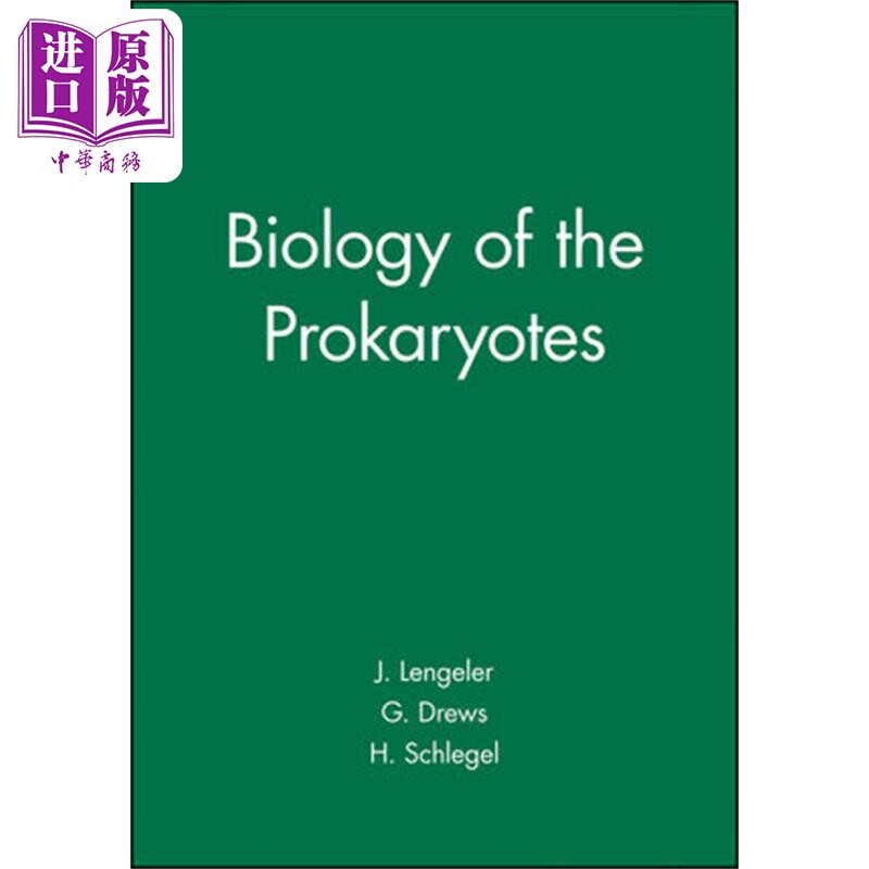 原核生物生物学 英文原版 Biology Of The Prokaryotes Joseph Lengeler 科学百科图书 细菌细胞研究【中商原版】