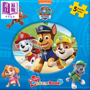 拼拼书 汪汪队1 Paw Patrol My First Puzzle Book 英文原版 儿童拼图书 绘本图画故事 进口童书 亲子共读【中商原版】