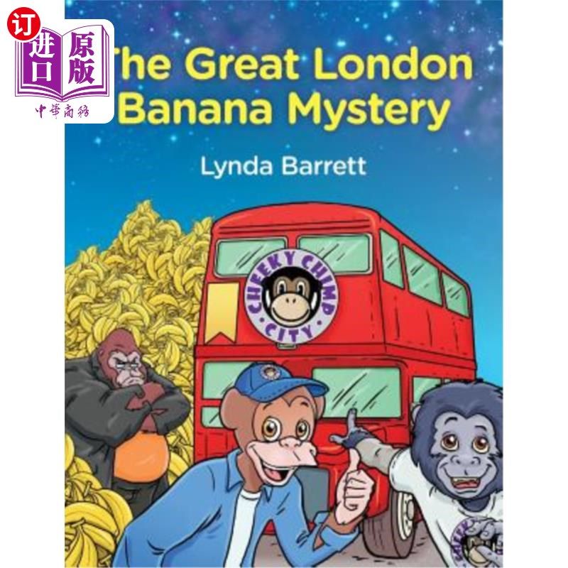 海外直订cheeky chimp city - the great banana mystery 厚颜无耻的