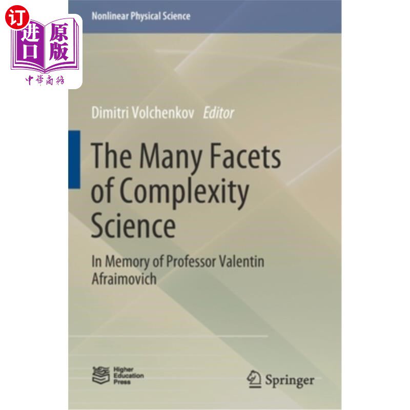 海外直订The Many Facets of Complexity Science: In Memory of Professor Valentin Afraimovi 复杂性科学的多个方面:纪念V