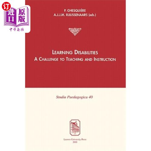 海外直订Learning Disabilities: A Challenge to Teaching and Instruction 学习障碍:对教学和指导的挑战
