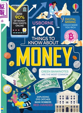 100个钱的发现 100 Things to Know About Money 英文原版 儿童科普读物 生活常识知识绘本 进口童书 精装【中商原版】