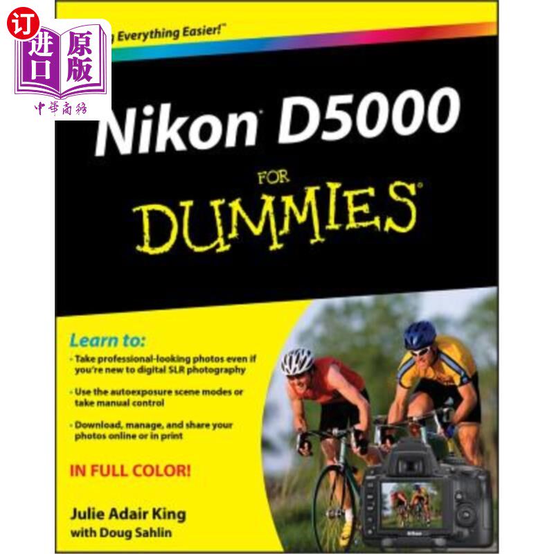 海外直订Nikon D5000 For Dummies 尼康D5000为傻瓜
